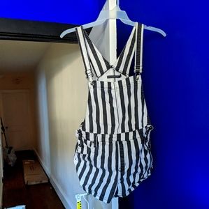 Blackheart stripped overalls